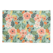 Garden Floral Pattern Kussensloop (Achterkant-Links)