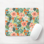Garden Floral Pattern Muismat (Met muis)
