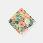 Garden Floral Pattern Servet (Hoek)