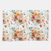 Garden Floral Pattern Theedoek (Horizontaal)