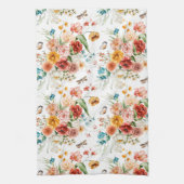 Garden Floral Pattern Theedoek (Verticaal)