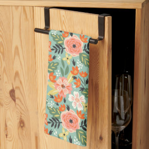 Garden Floral Pattern Theedoek