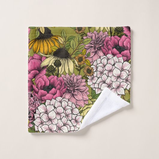 Garden florals 2 (Gant de toilette)