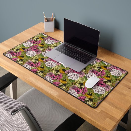 Garden florals 2 bureaumat (Kantoor 2)