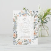 Garden Flourish-menukaart Menu (Staand voorkant)