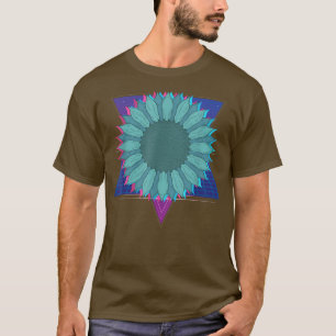 Garden Flower Blossom Retro 90s Vaporwave Sunflowe T-shirt