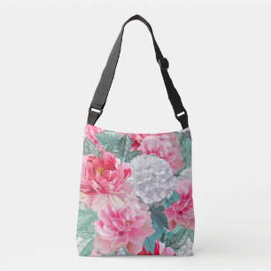 Garden Flowers Crossbody Tas