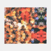 GARDEN FLOWERS FLEECE DEKEN (Voorkant (Horizontaal))