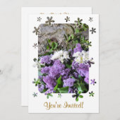 GARDEN FLOWERS KAART (Voorkant / Achterkant)