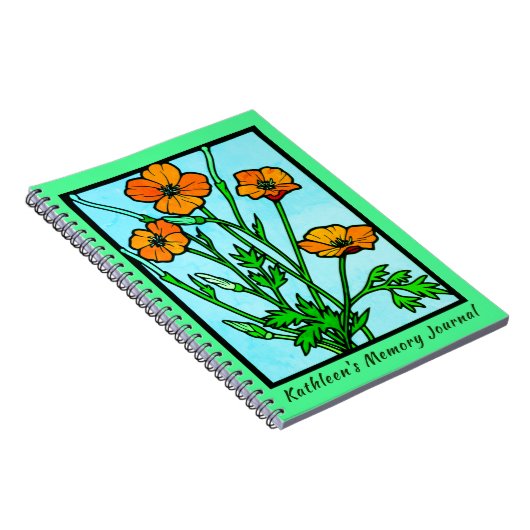 Garden Flowers Keepomwille Personal Memory Journal Notitieboek (Rechterzijde)