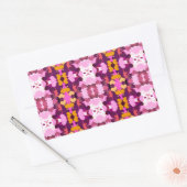 GARDEN FLOWERS RECHTHOEKIGE STICKER (Envelop)