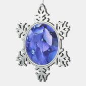 GARDEN FLOWERS TIN SNEEUWVLOK ORNAMENT (Rechts)