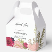 Garden Flowers Vrijgezellenfeest Dank u voor uw st Bedankdoosjes (Voorkant)