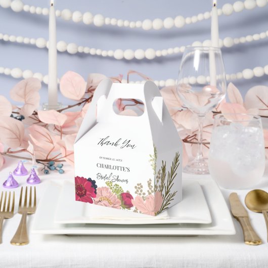 Garden Flowers Vrijgezellenfeest Dank u voor uw st Bedankdoosjes (Huwelijk)