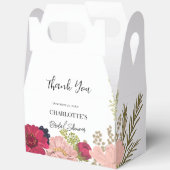 Garden Flowers Vrijgezellenfeest Dank u voor uw st Bedankdoosjes (Open)