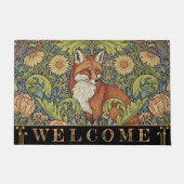 Garden Fox, Art Nuovo William Morris / Floral Deurmat (Voorkant)