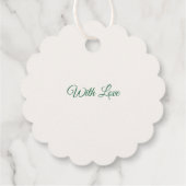 Garden — Fresh Vegetable  Bedankjes Labels (Achterkant)