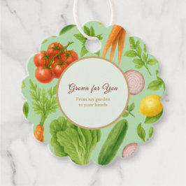 Garden — Fresh Vegetable Bedankjes Labels