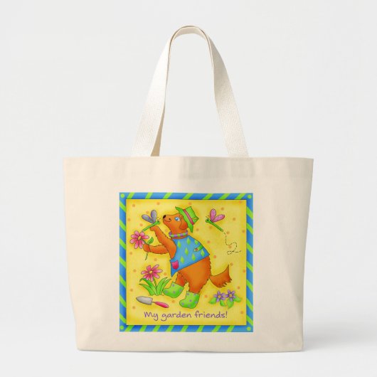 Garden Friends Canvas tas (Voorkant)