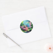 Garden Friends Ronde Sticker (Envelop)