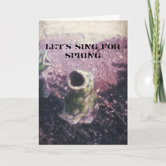 Garden Frog Kaart (Voorkant)