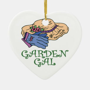 Garden Gal, Gardener Keramisch Ornament