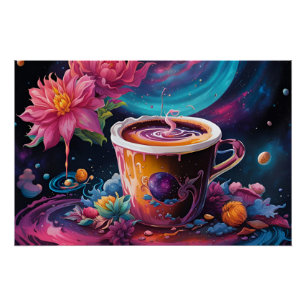 Garden Galaxy Koffie Perfect Poster