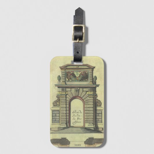 Garden Gate Arch, renaissance Architecture Bagagelabel (Voorkant (verticaal))