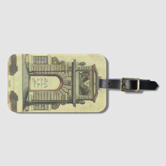  Garden Gate Arch, renaissance Architecture Bagagelabel (Voorkant (horizontaal))