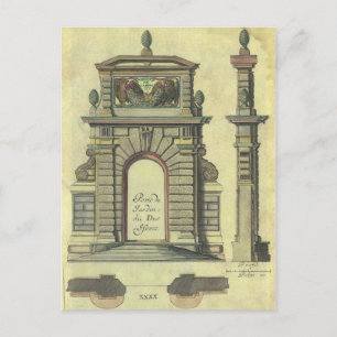  Garden Gate Arch, renaissance Architecture Briefkaart
