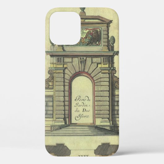 Garden Gate Arch, renaissance Architecture Case-Mate iPhone Case (Achterkant)