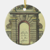 Garden Gate Arch, renaissance Architecture Keramisch Ornament (Voorkant)