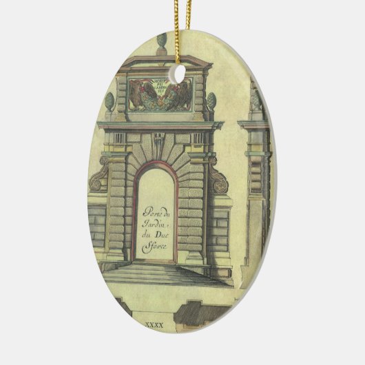 Garden Gate Arch, renaissance Architecture Keramisch Ornament (Links)