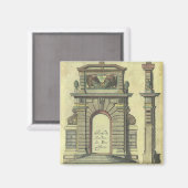  Garden Gate Arch, renaissance Architecture Magneet (Voorkant / Achterkant)