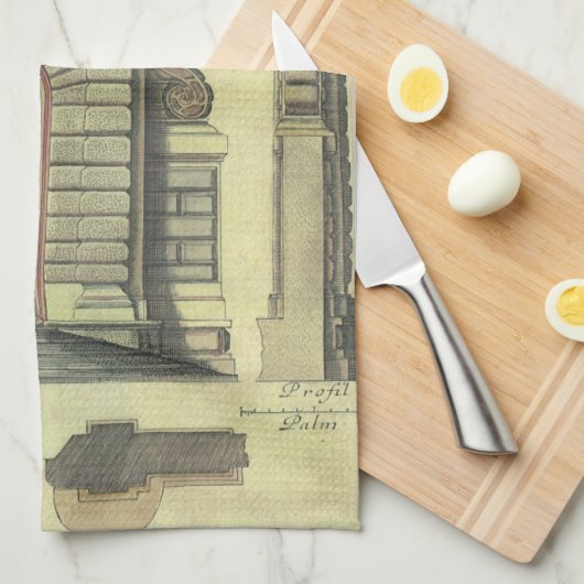  Garden Gate Arch, renaissance Architecture Theedoek (Quarter Fold)