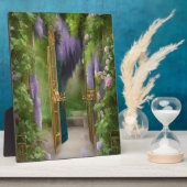 Garden Gate en Wisteria Fotoplaat (Zijkant)