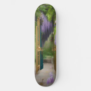 Garden Gate en Wisteria Skateboard
