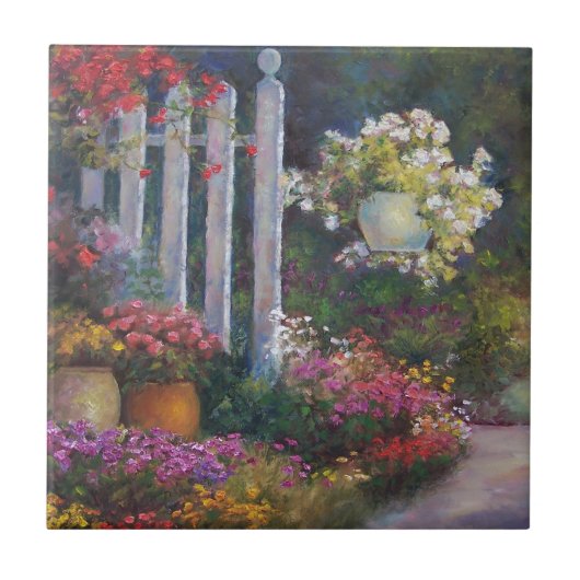 Garden Gate Tegeltje (Voorkant)