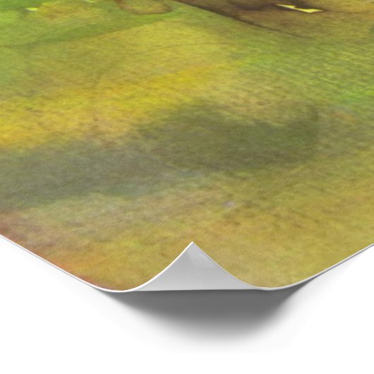 Garden gate van August Macke Poster (Hoek)