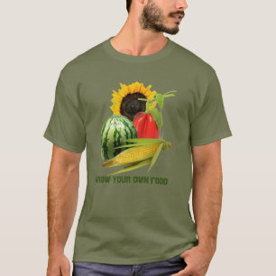Garden Girl Grow Food / Vegetable Fruit T-shirt