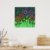 Garden Glow Poster (Keuken)