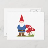 Garden Gnome Briefkaart (Voorkant / Achterkant)