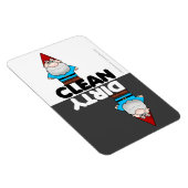 Garden Gnome Dishwasher Magnet Magneet (Rechterzijde)