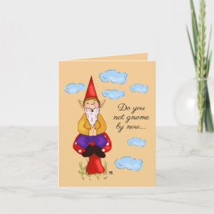 Garden Gnome Ik hou van je Kaart