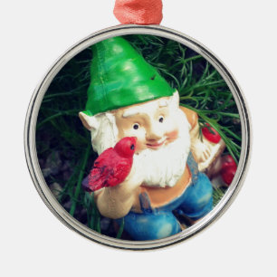 Garden Gnome in mijn Chamomile#inmygarden Metalen Ornament