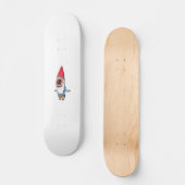 Garden Gnome Slick (geen schaduwen) Skateboard (Voorkant)