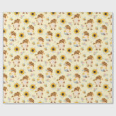 Garden Gnomes Wrapping Paper Cadeaupapier (Vlak)
