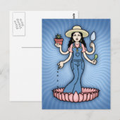 Garden Goddess Briefkaart (Voorkant / Achterkant)