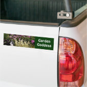 Garden Goddess Flower Garden Bumpersticker (Op Truck)