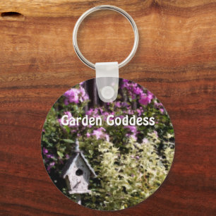 Garden Goddess Flower Garden Cute Sleutelhanger